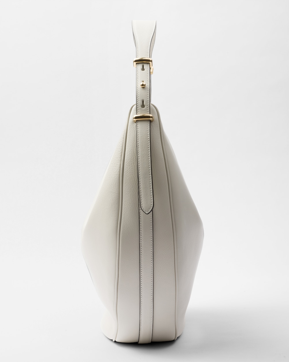 Prada Arqué Large Leather Shoulder Bag - Image 3